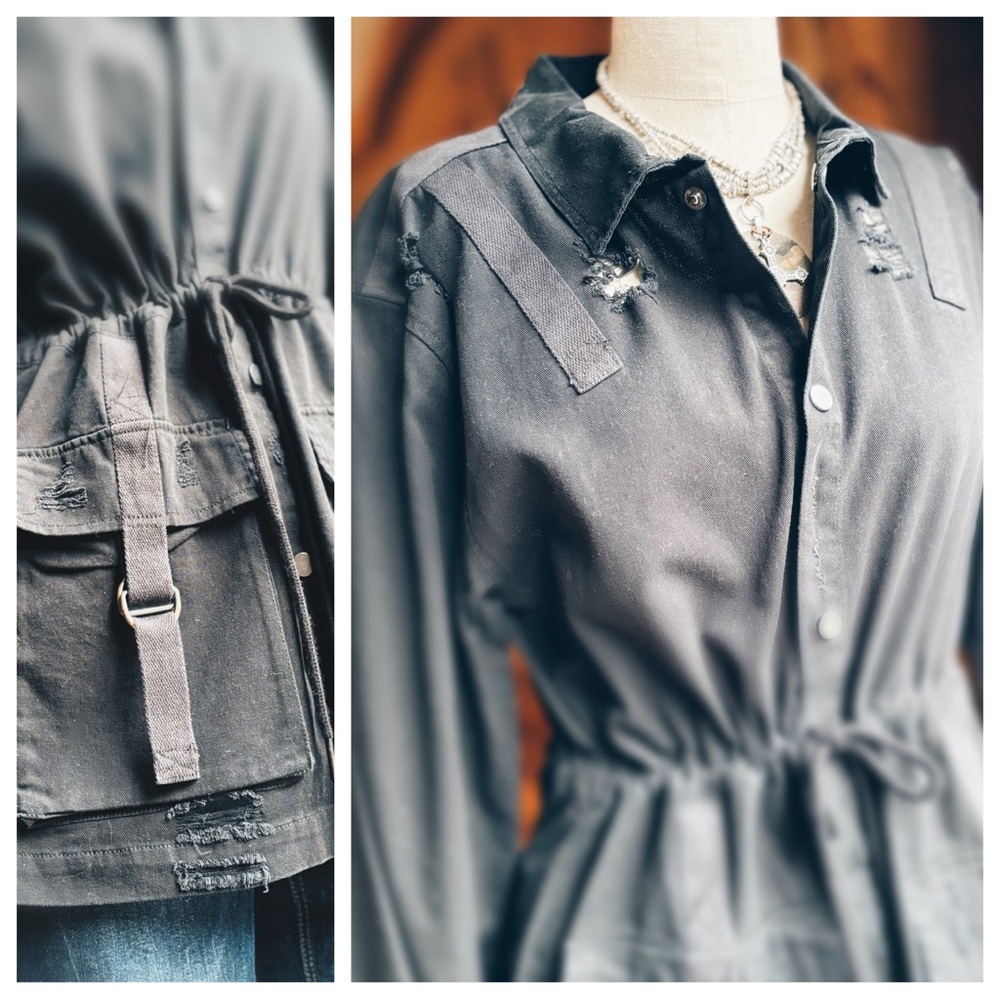 Jacket Utility Distressed - Picture 4 of 10